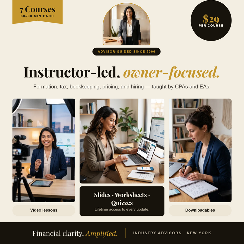 Small Business Video Course Library